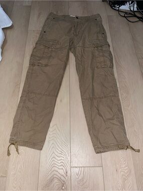 Old navy tan cargo pants